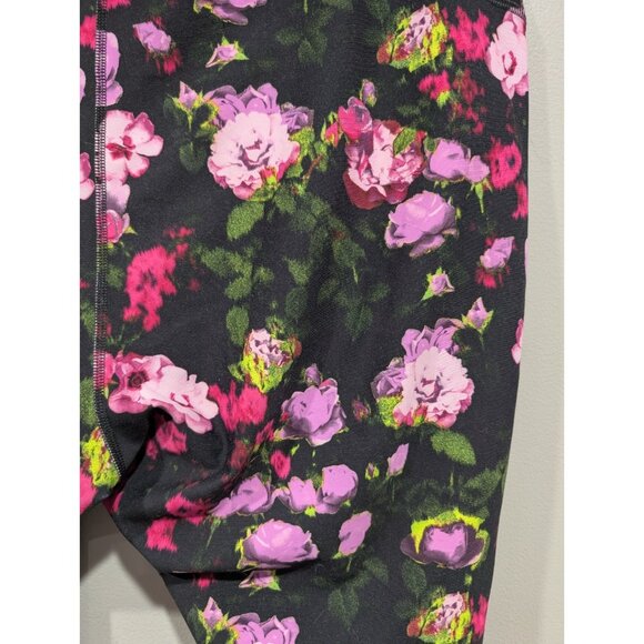 Old Navy Active Black Floral Leggings Powersoft High Rise Go-Dry Size XXL - Picture 13 of 14